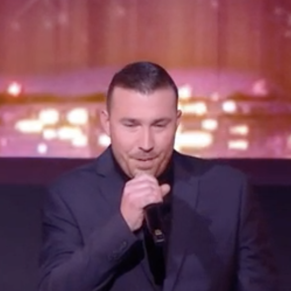 Le candidat Alexis Couvelaere lors de la finale d'"Incroyable Talent" sur M6 - 20 décembre 2022