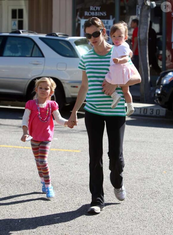 Ben Affleck, Jennifer Garner et leurs filles Violet et Serafina