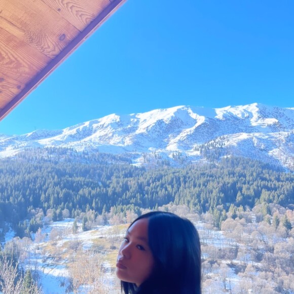 Joy Hallyday et Alcéa en vacances au ski