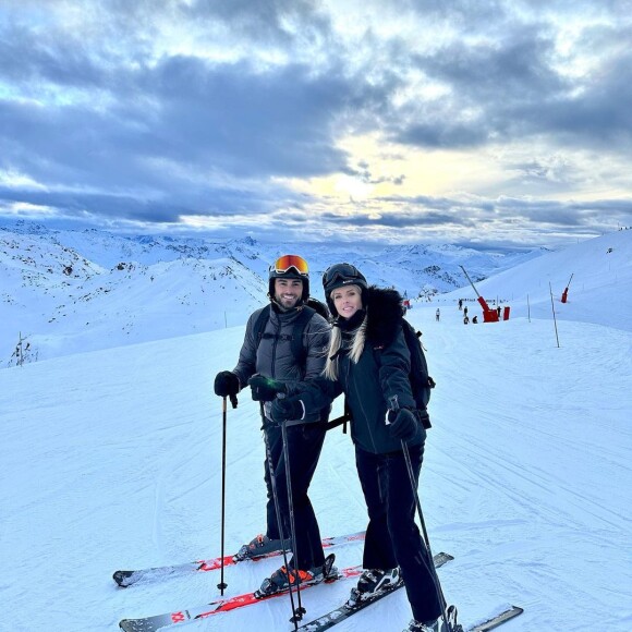 Jessica Thivenin et Thibault Garcia en vacances au ski, décembre 2022