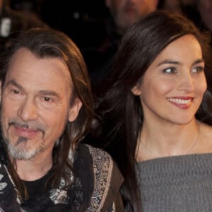 Florent Pagny, sa femme Azucena et leur fille Ael - 15e edition des NRJ Music Awards à Cannes. Le 14 décembre 2013.