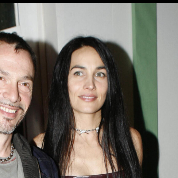 Florent Pagny et sa femme Azucena - Festival automobile international au Grand Palais et élection de la plus belle voiture de l'année.