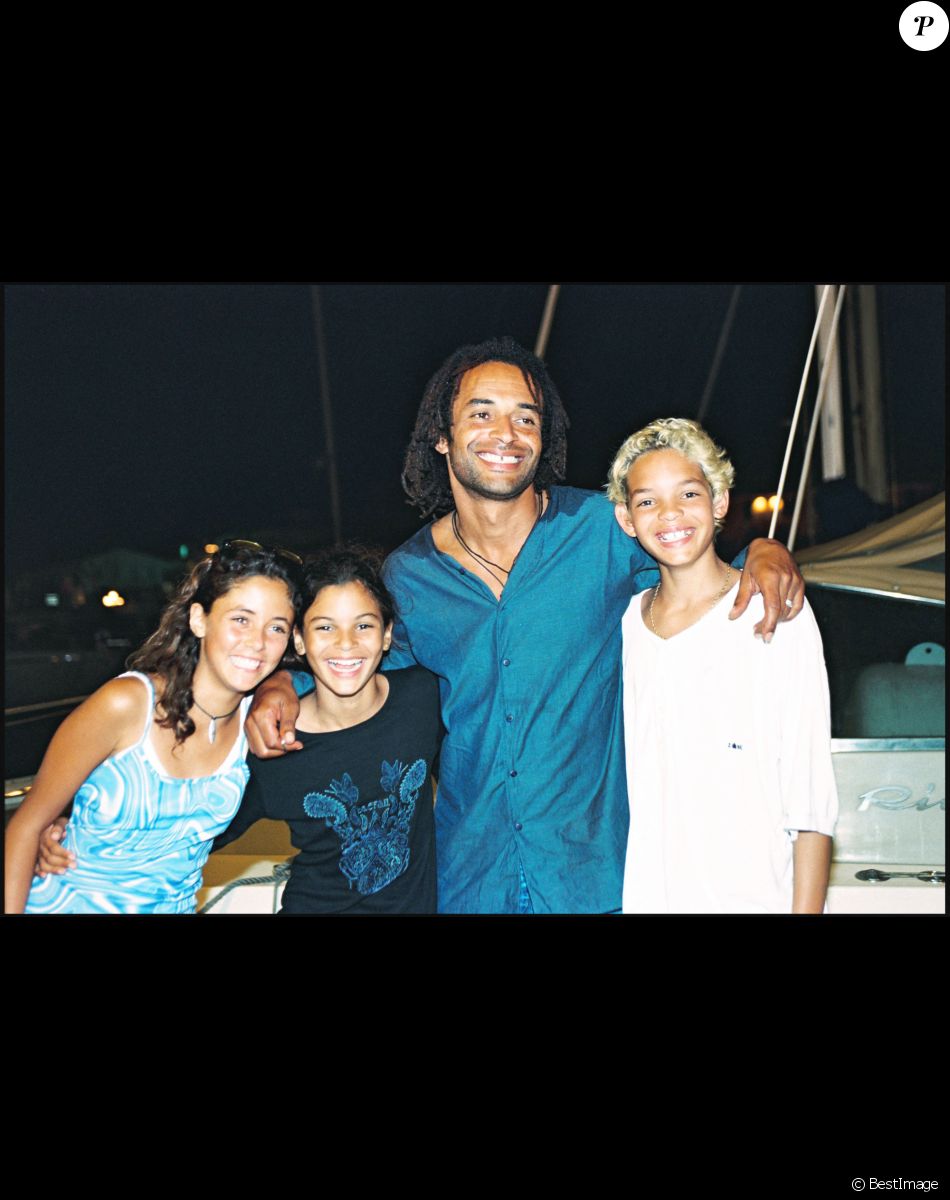 Yannick Noah Ses Enfants Joakim Et Y l na R unis Autour De Leur M re 