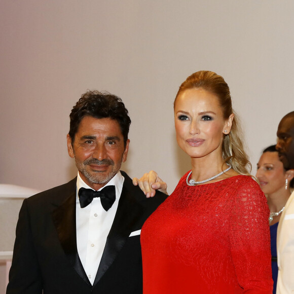 Adriana Karembeu enceinte et son mari André Ohanian - Arrivées des people à la 70ème édition du gala de la Croix Rouge monegasque à Monaco le 27 juillet 2018. © Dominique Jacovides/Bestimage 