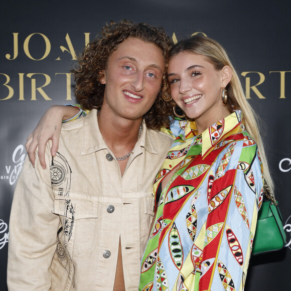 Exclusif - Joalukas Noah avec Vittoria de Savoie lors de la soirée d'anniversaire de Joalukas Noah, fils de Yannick Noah et Isabelle Camus, pour ses 18 ans à Paris le 10 juin 2022. © Cyril Moreau / Bestimage