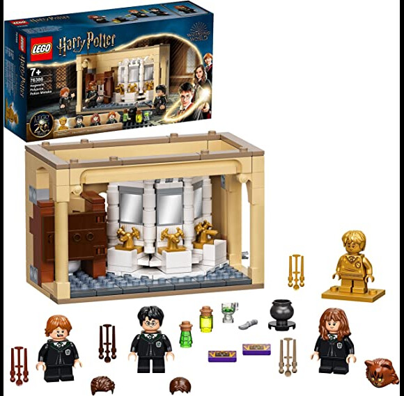 Recréez une scène mythique de la saga avec ce jeu de construction Lego Harry Potter Poudlard l'erreur de la potion polynectar