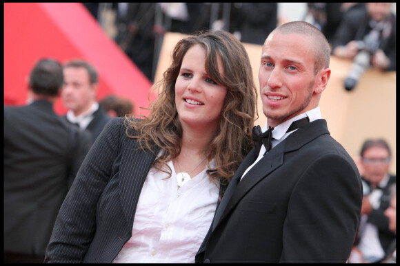 Laure Manaudou et Frédrick Bousquet - Montée des marches du film "La princesse de Montpensier" au Festival de Cannes.