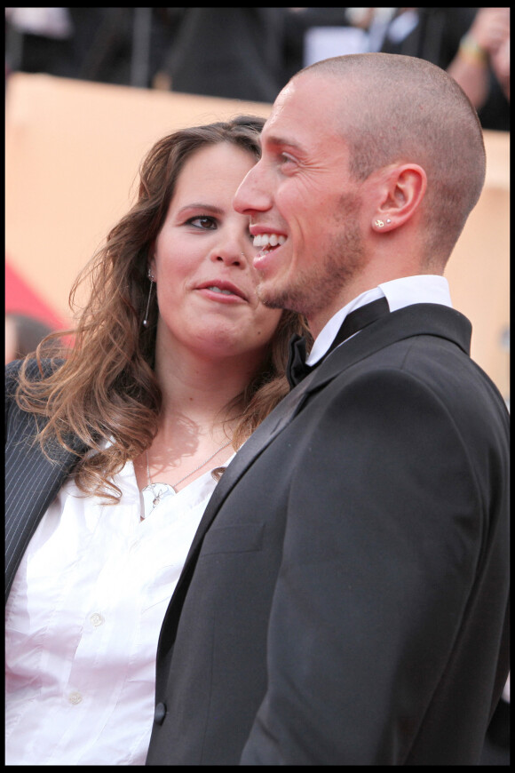 Laure Manaudou et Frédrick Bousquet - Montée des marches du film "La princesse de Montpensier" au Festival de Cannes.