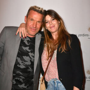 Semi Exclusif - Benjamin Castaldi et femme Vanessa Broussouloux lors de l'anniversaire (trois ans) de l'hôtel Les Jardins du Faubourg à Paris le 9 juin 2022. © Veeren / Bestimage 