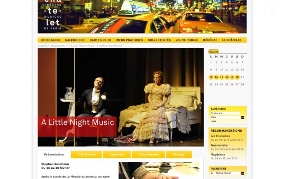 Lambert Wilson a été ovationné pour sa prestation dans A Little Night Music au Théâtre du Châtelet...