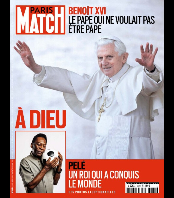 Couverture du magazine "Paris Match".