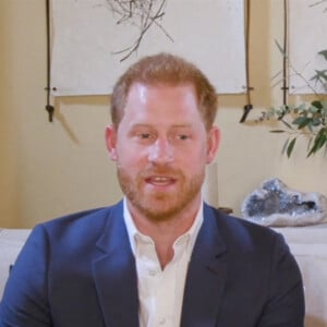 Le prince Harry, duc de Sussex, et Meghan Markle, duchesse de Sussex en interview pour l'émission Engineering A Better World TIME100, le 20 octobre 2020 