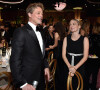 Brad Pitt et Olivia Hamilton - 80e cérémonie des Golden Globes, au "Beverly Hilton" à Los Angeles, le 10 janvier 2023. © HFPA via The Grosby Group / Bestimage