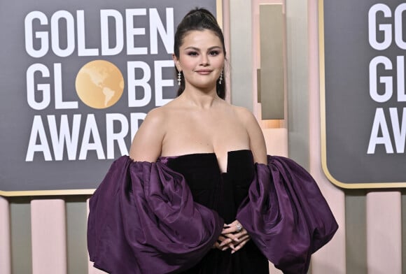 Selena Gomez - 80e cérémonie des Golden Globes, au "Beverly Hilton" à Los Angeles, le 10 janvier 2023. © HFPA via The Grosby Group / Bestimage