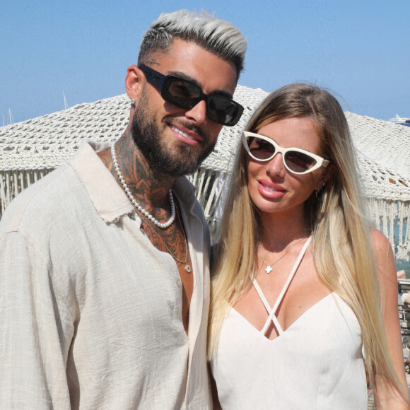 Exclusif - Thibault Garcia et sa compagne Jessica Thivenin (Les Marseillais) - Hublot fête l'arrivée de la nouvelle Big Bang Unico à la boutique de Saint-Tropez au restaurant Verde Beach à Ramatuelle, Côte d'Azur, France. © Luc Boutria/Nice Matin/Bestimage 