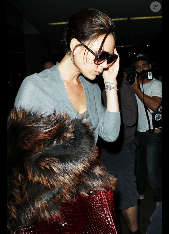 Victoria Beckham en partance pour Los Angeles le 17 février 2010