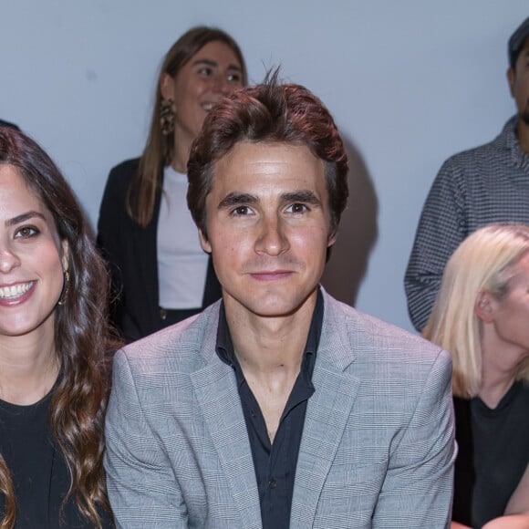 Anouchka Delon enceinte et son compagnon Julien Dereims - Arrivées au défilé Elie Saab "Collection Prêt-à-Porter Printemps/Eté 2020" lors de la Fashion Week de Paris (PFW), le 28 septembre 2019. © Olivier Borde / Bestimage 