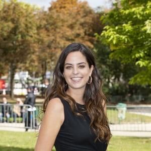 Anouchka Delon enceinte - Arrivées au défilé Elie Saab "Collection Prêt-à-Porter Printemps/Eté 2020" lors de la Fashion Week de Paris (PFW), le 28 septembre 2019. © Olivier Borde / Bestimage 