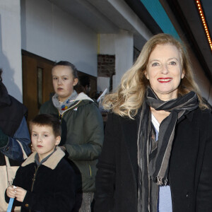 Exclusif - Valérie Trierweiler - Arrivées à la première du film Astérix et Obélix "L'Empire du Milieu" au cinéma Le Grand Rex à Paris le 15 janvier 2023. 