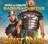 MCfly et Carlito sur l'affiche promotionnelle de Asterix et Obelix l'empire du milieu via le compte Instagram de Carlito le 15 décembre 2022.