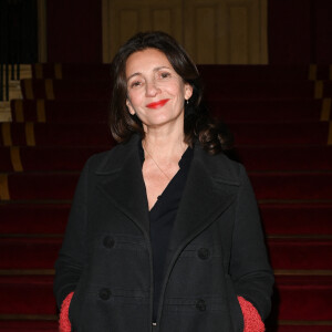 Exclusif - Valérie Karsenti - 100ème de la pièce "Je préfère qu'on reste ensemble" au Théâtre des Variétés à Paris le 12 janvier 2023. © Coadic Guirec/Bestimage 