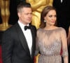 Angelina Jolie et Brad Pitt à la 86e cérémonie des Oscars à Hollywood.