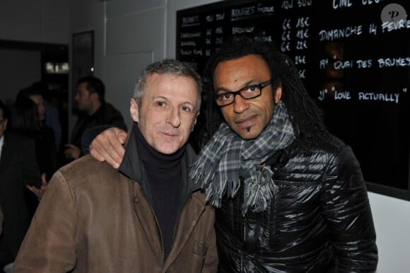 Christian Charmetant et Manu Katché au restaurant Les Cinoches. 15/02/2010