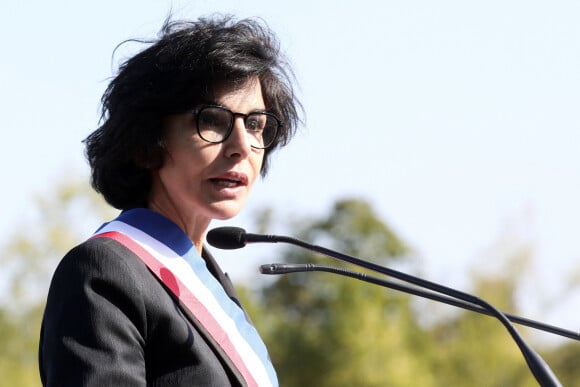 Rachida Dati - La maire de Paris inaugure la promenade Edouard Glissant, à Paris, France, le 21 septembre 2021. © Stéphane Lemouton/Bestimage 