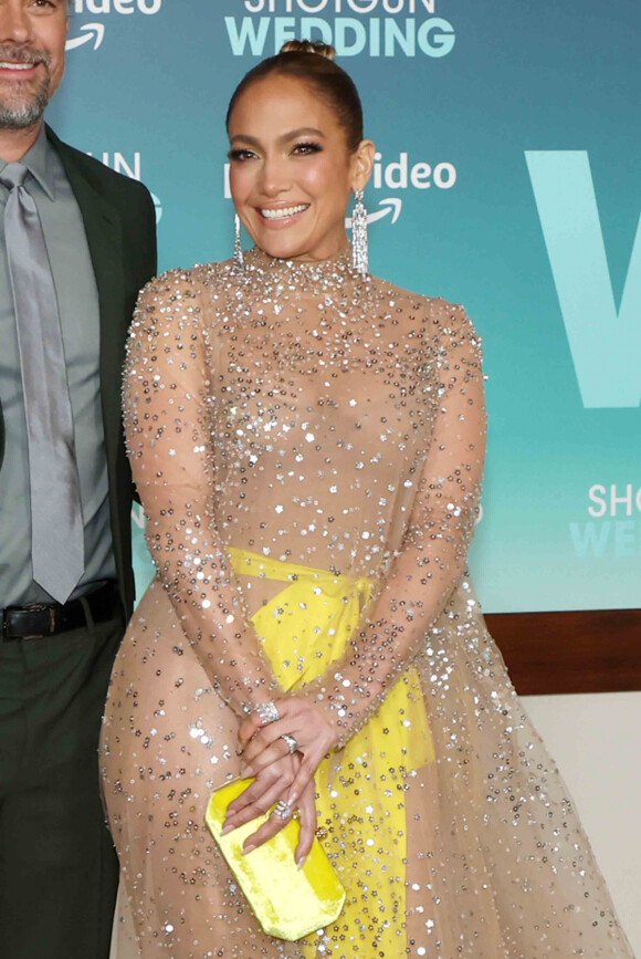 Jennifer Lopez à la première du film "Shotgun Wedding" à Los Angeles