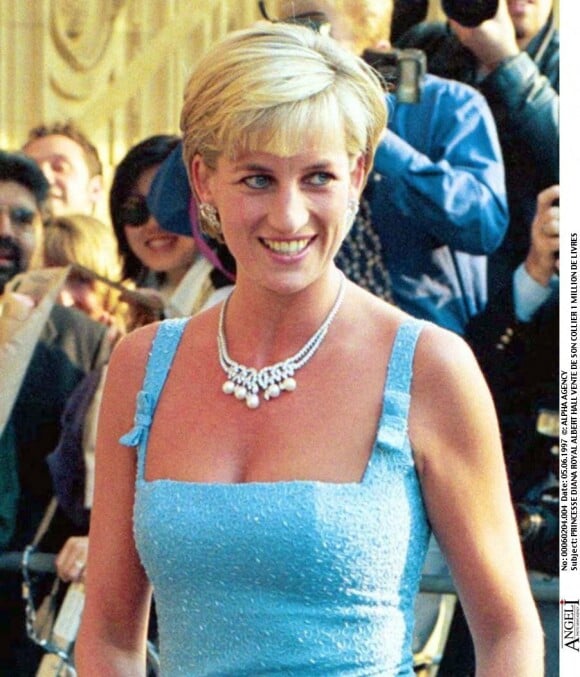 La princesse Diana au Royal Albert Hall le 5 juin 1997
