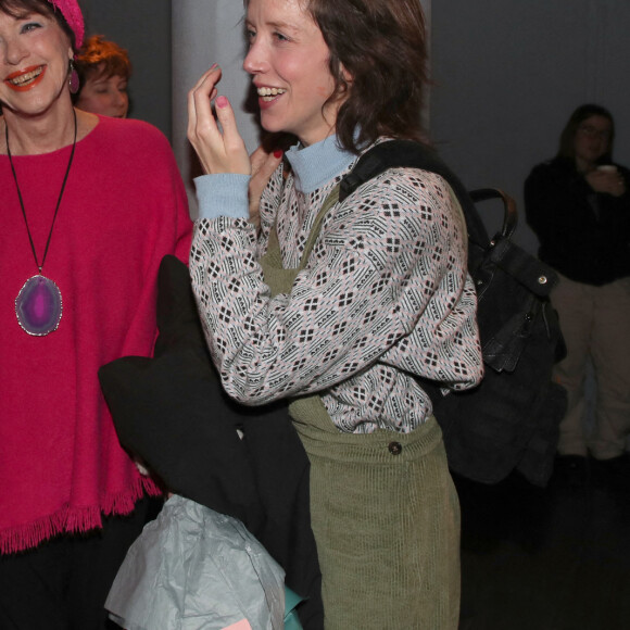 Exclusif - No Web - Anny Duperey et sa fille Sara Giraudeau - Cocktail après la générale de la pièce "Le syndrome de l'oiseau" au théâtre du Rond-Point à Paris. Le 17 janvier 2023 © Bertrand Rindoff Petroff / Bestimage 