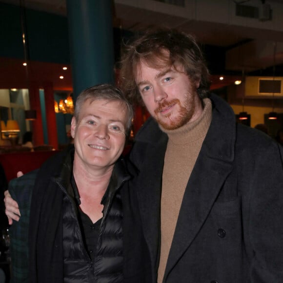 Exclusif - No Web - Jean-Paul Bordes et Gaël Giraudeau - People lors de la générale de la pièce "Le syndrome de l'oiseau" au théâtre du Rond-Point à Paris. Le 17 janvier 2023 © Bertrand Rindoff Petroff / Bestimage 