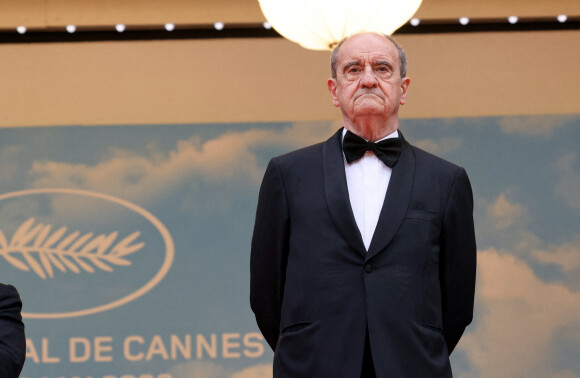 Pierre Lescure - Montée des marches du film " Les Amandiers " lors du 75ème Festival International du Film de Cannes. Le 22 mai 2022 © Dominique Jacovides / Bestimage