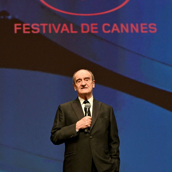 Pierre Lescure, le président du Festival de Cannes, durant la soirée d'ouverture du Special Cannes Film Festival 2020 au Palais des Festivals à Cannes, le 27 octobre 2020. Ce Festival se déroule du 27 au 29 octobre 2020 avec des conditions sanitaires exceptionnelles liées à la pandémie de Coronavirus (Covid-19). © Bruno Bebert/Bestimage