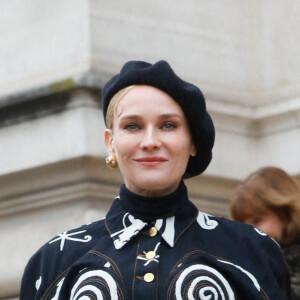 Diane Kruger - Sorties du défilé de mode Haute-Couture "Schiaparelli" au Petit Palais lors de la fashion week de Paris. Le 23 janvier 2023 © Veeren-Christophe Clovis / Bestimage