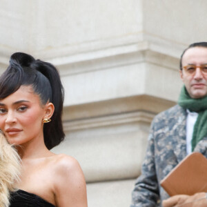 Kylie Jenner - Sorties du défilé de mode Haute-Couture "Schiaparelli" au Petit Palais lors de la fashion week de Paris. Le 23 janvier 2023 © Veeren-Christophe Clovis / Bestimage