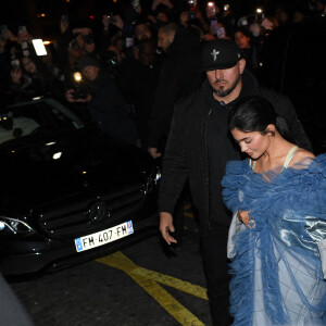 Exclusif - Kylie Jenner arrive au défilé Margiela à Paris lors de la fashion week de Paris (PFW) le 22 janvier 2023. Moreau-Perusseau / Bestimage