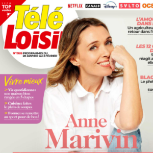 Anne Marivin en couverture du magazine "Télé-Loisirs".