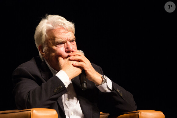 Bernard Tapie donne une conférence "Qui est le vrai Bernard Tapie" au Forum de Liège, Belgique, le 27 septembre 2018 © Alain Rolland/ImageBuzz/Bestimage