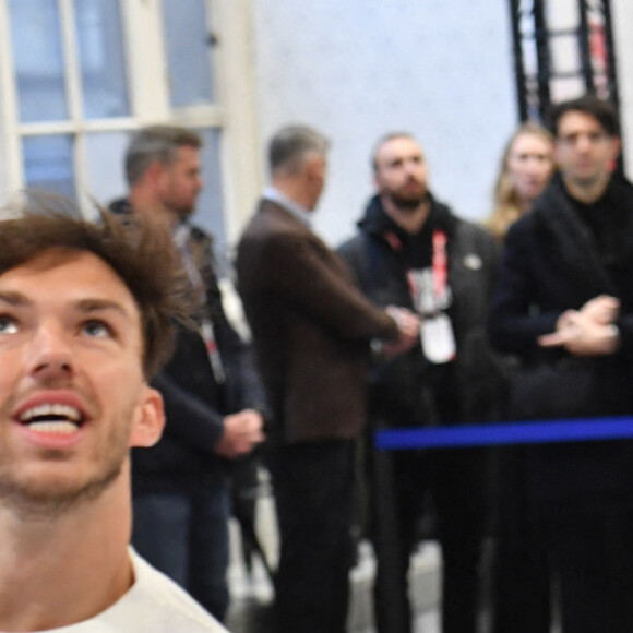 Charles Leclerc, Pierre Gasly et Tony Parker - People au Club House NBA pour un match exhibition entre Tony Parker, Joakim Noah, Charles Leclerc, Pierre Gasly et Darko Peric à Paris le 20 janvier 2023. © Veeren/Bestimage