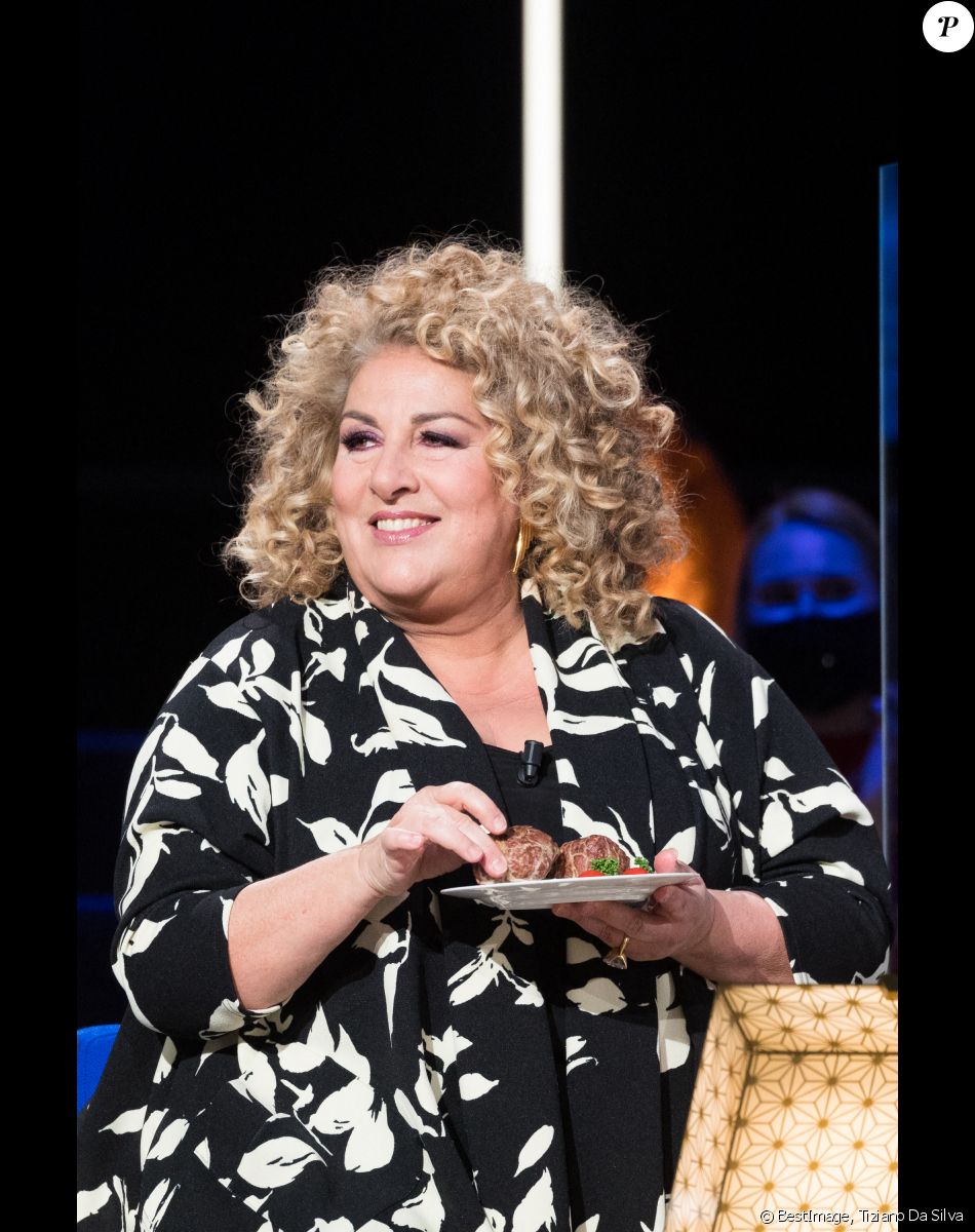 Exclusif - Marianne James - Enregistrement de l'émission "La Boîte à Secrets", présentée par F.Bollaert et qui sera diffusée le 22 janvier sur France 3. Le 18 janvier 2021 © Tiziano Da Silva / Bestimage
