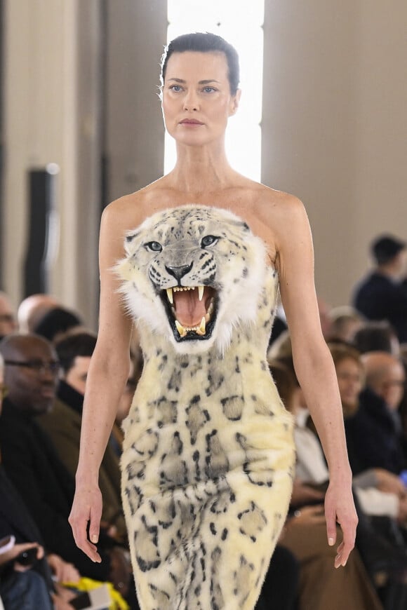 Défilé de mode Haute-Couture Schiaparelli au Petit Palais lors de la Fashion Week Printemps-été 2023 de Paris, le 23 janvier 2023. 