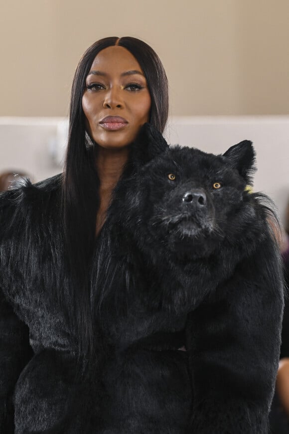 Naomi Campbell - Défilé de mode Haute-Couture Schiaparelli au Petit Palais lors de la Fashion Week Printemps-été 2023 de Paris, le 23 janvier 2023. 