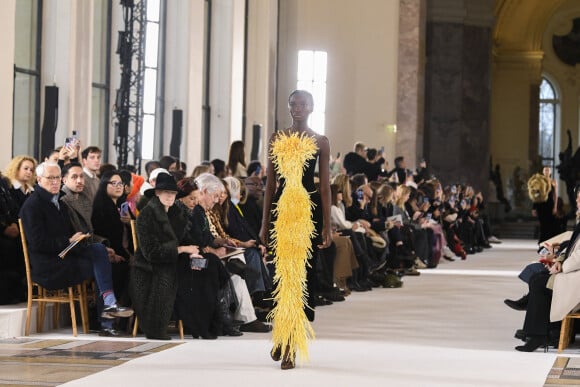Défilé de mode Haute-Couture Schiaparelli au Petit Palais lors de la Fashion Week Printemps-été 2023 de Paris, le 23 janvier 2023. 