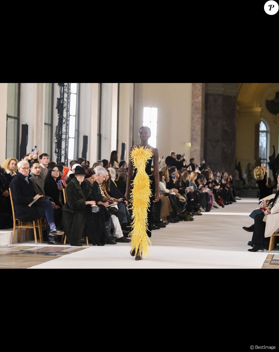 Défilé de mode Haute-Couture Schiaparelli au Petit Palais lors de la Fashion Week Printemps-été 2023 de Paris, le 23 janvier 2023.
