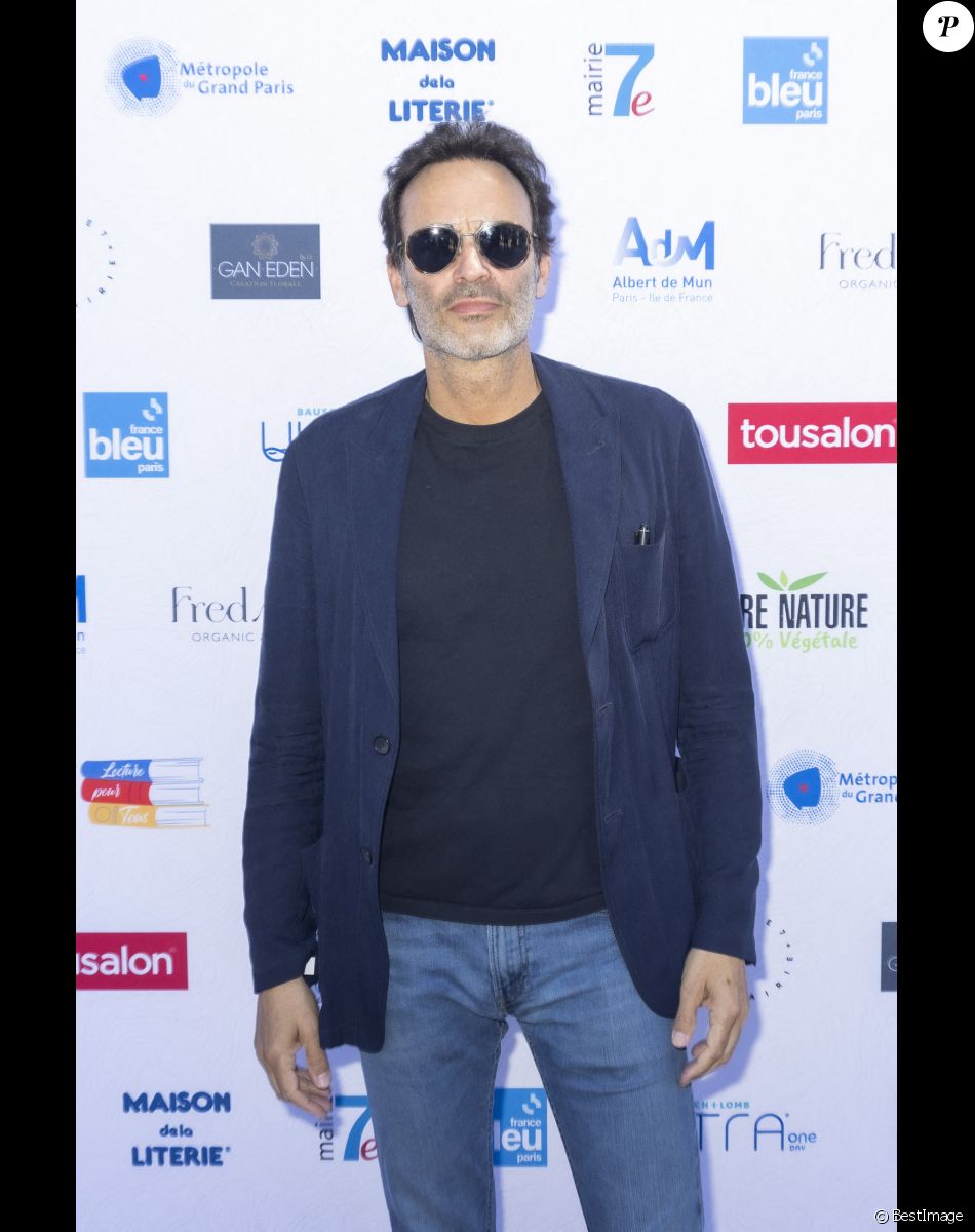 Exclusif - Anthony Delon - Festival des Livres et des Artistes organisé par l'association "Lecture pour Tous" engagée dans la lutte contre l'illettrisme au Mail Branly à Paris le2 juillet 2022. © Pierre Perusseau/ Jack Tribeca / Bestimage No web pour Belgique et Suisse