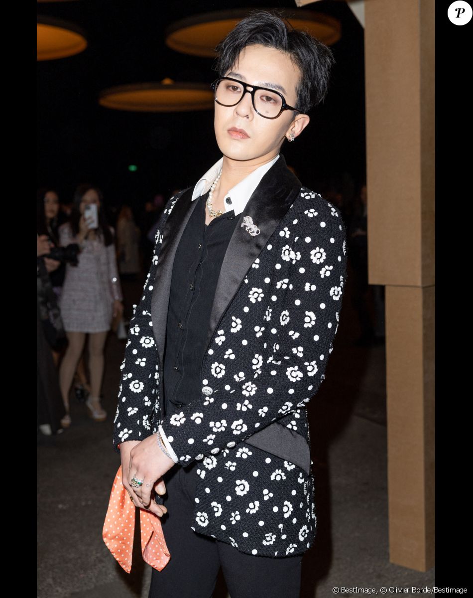G Dragon - Front Row au deuxième défilé de mode Haute-Couture Chanel au Grand Palais Éphémère lors de la Fashion Week Printemps-été 2023 de Paris, France, le 24 janvier 2023. © Olivier Borde/Bestimage