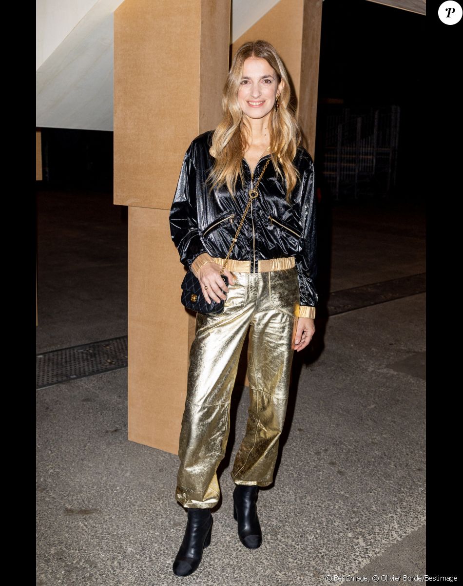 Joana Preiss - Front Row au deuxième défilé de mode Haute-Couture Chanel au Grand Palais Éphémère lors de la Fashion Week Printemps-été 2023 de Paris, France, le 24 janvier 2023. © Olivier Borde/Bestimage