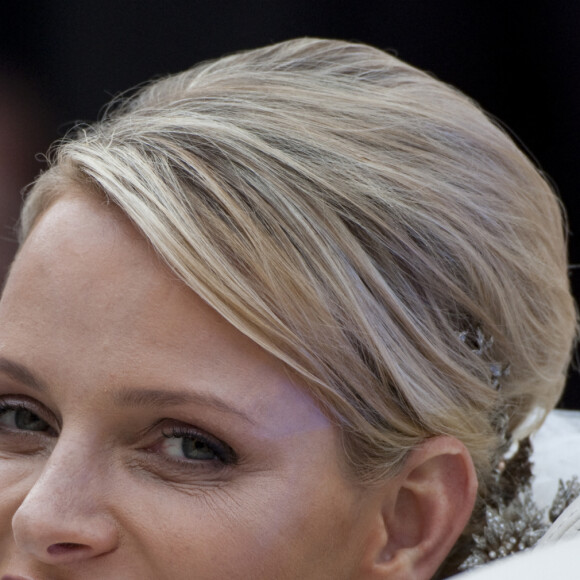Charlène de Monaco - Mariage religieux du prince Albert II de Monaco et de la princesse Charlène en 2011