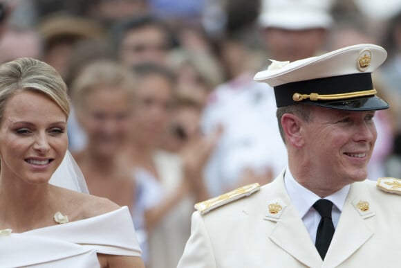Albert et Charlène de Monaco - Mariage religieux du prince Albert II de Monaco et de la princesse Charlène en 2011